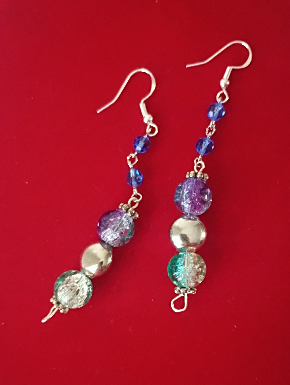 Swarovski Crystal With Crackle Glass Beads NVM The Bottoms